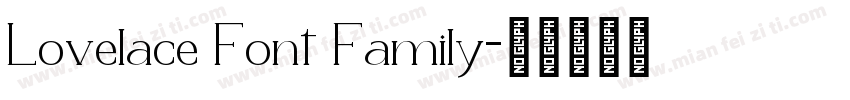 Lovelace Font Family字体转换
